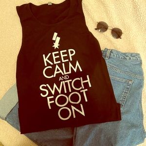Switchfoot Band tank top, like new L/XL